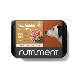 Nutriment rabbit and turkey