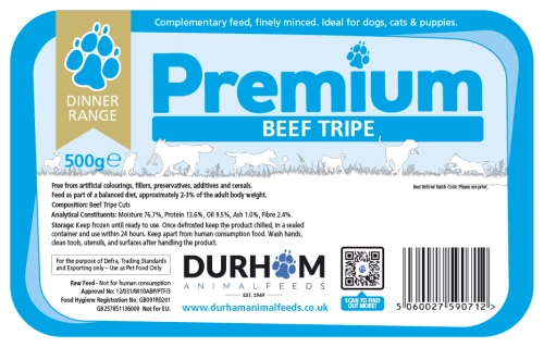 DAF beef and tripe dinner