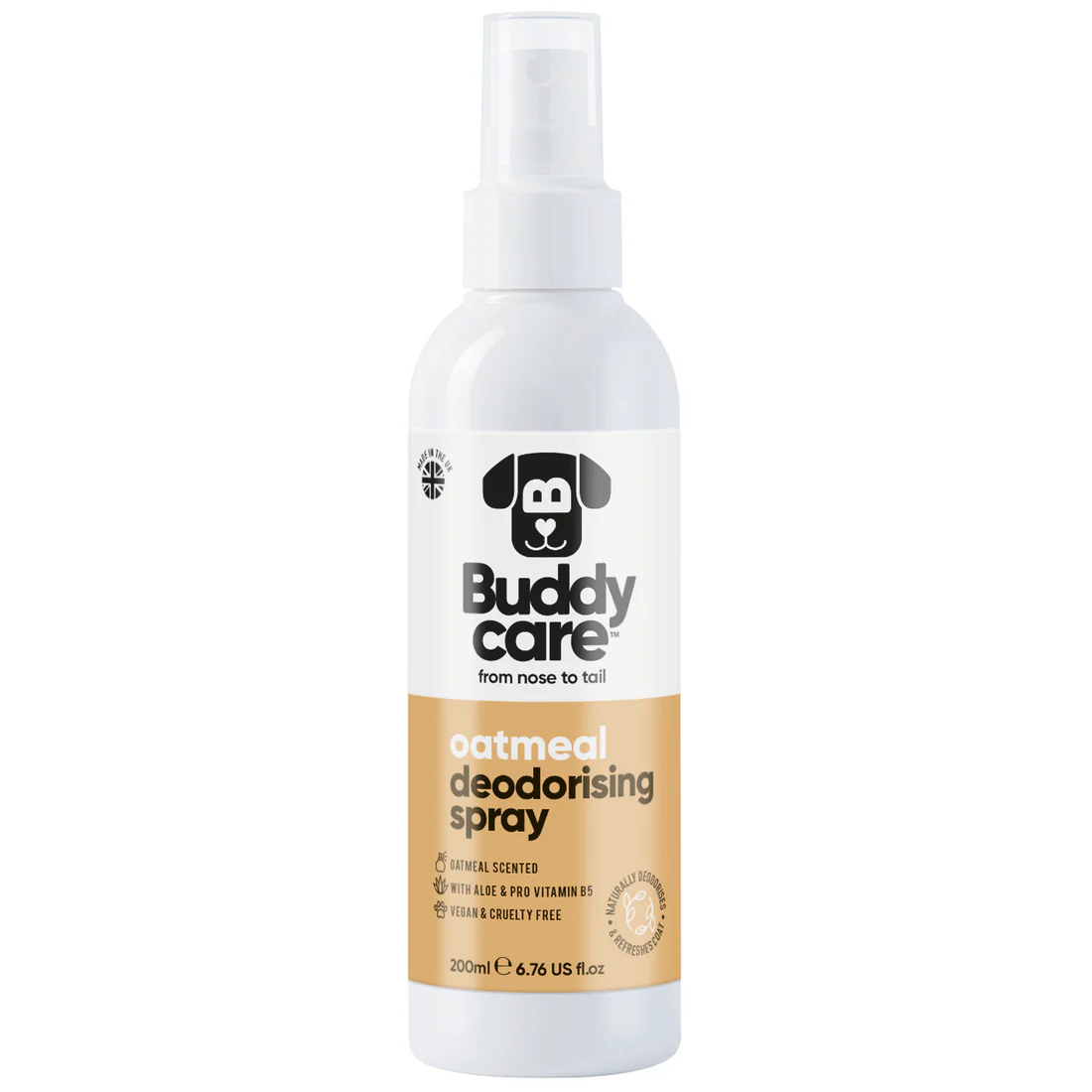 Buddy care oatmeal deodorising spray