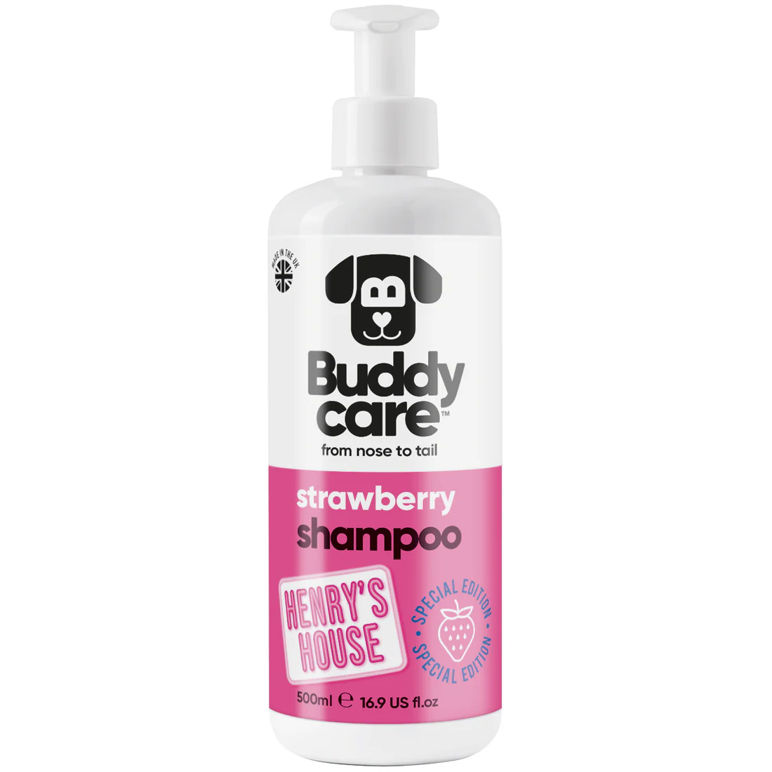 Buddys strawberry shampoo