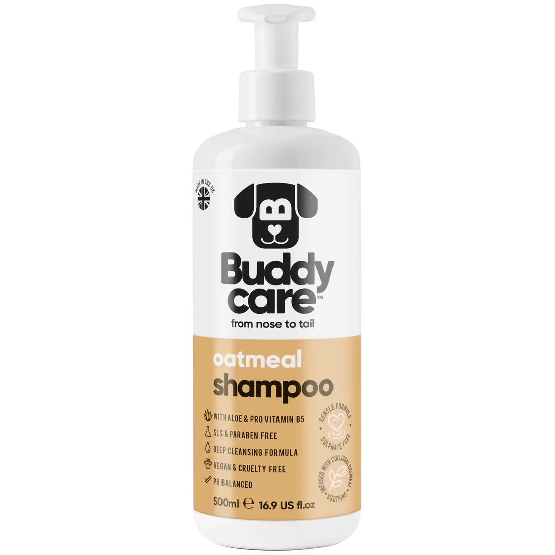 Buddy oatmeal shampoo