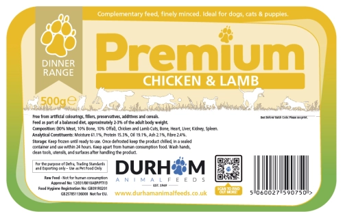 DAF lamb & chicken dinner