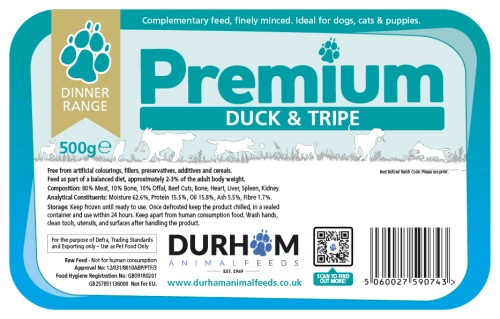 DAF Duck and tripe dinner