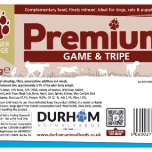 DAF game & tripe dinner