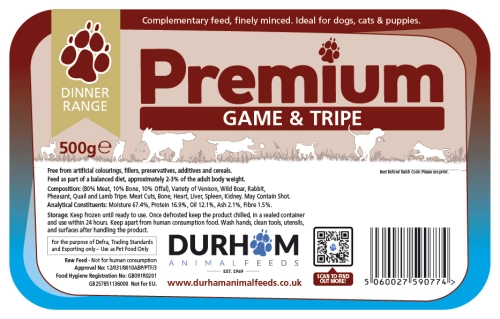 DAF game & tripe dinner