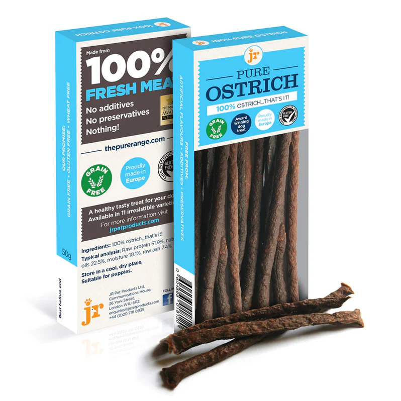 Jr meat sticks ostrich