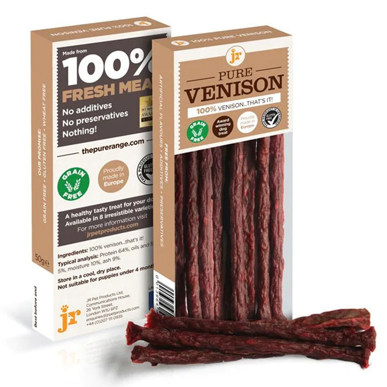 Jr meat strips vension