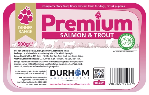 DAF salmon and trout dinner