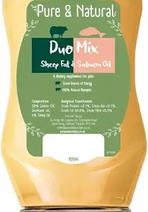 Duo sheep fat and salmon oil