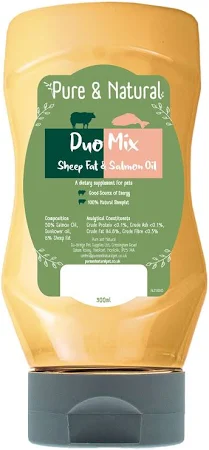 Duo sheep fat and salmon oil
